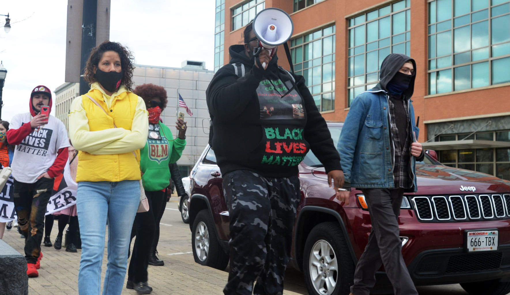 The march begins